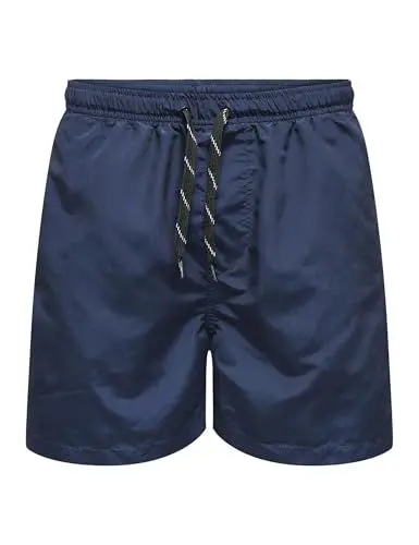 Produktbild: ONLY & SONS Herren ONSTED Life Short Swim NOOS Badeshorts, Navy Blazer, L