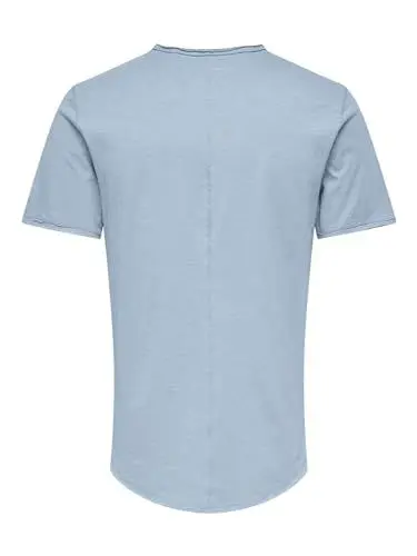 Produktbild: ONLY & SONS Herren Rundhals T-Shirt ONSBENNE LONGY - Regular Fit XS S M L XL XXL, Größe:XXL, Farbe:Eventide 22017822