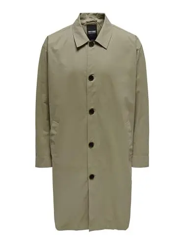 Produktbild: ONLY & SONS Herren Übergangsmantel Malcom beige/Khaki M