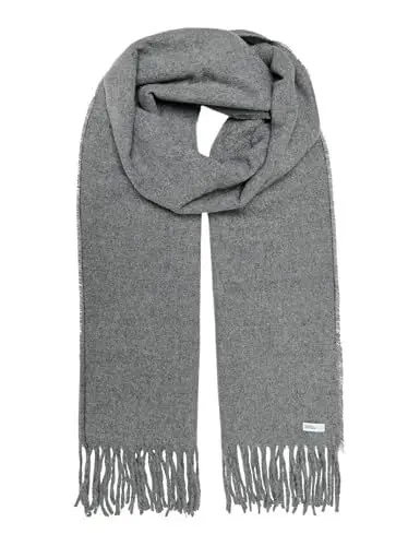 Produktbild: ONLY & SONS ONSEASTON Life Plain Knit Scarf Schal, Medium Grey Melange, ONE Size