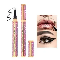 Produktbild: ONLYOILY Eyeliner Wasserfest Schwarz Liquid Eyeliner Präzisionsminiatur Schnell trocknend Langlebig Eyeliner 02