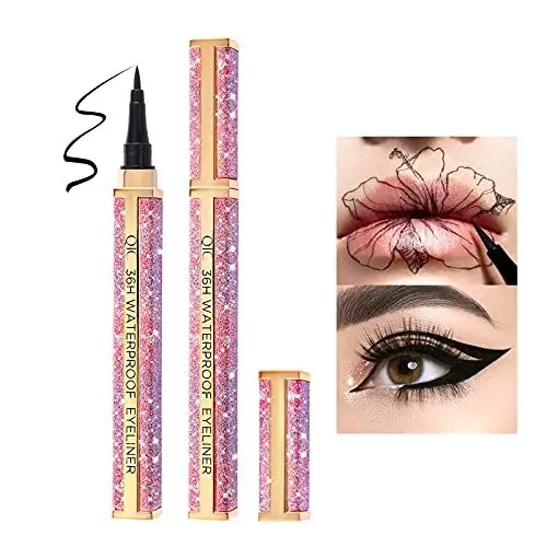 Produktbild: ONLYOILY Eyeliner Wasserfest Schwarz Liquid Eyeliner Präzisionsminiatur Schnell trocknend Langlebig Eyeliner 02