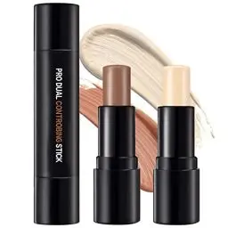 Produktbild: ONLYOILY Kontur Stift Highlighter,Concealer Contouring und Highlighter in einem, 2 Colour Make up Concealer contouring stift, Bronzer, Kontur stift Und Highlighter Make-Up Für Jeden Hauttyp (#04)