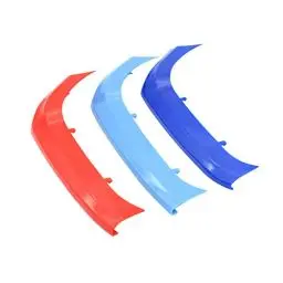 Produktbild: ontto Auto Front Kühlergrill Zierleisten Schnalle Nierenaufkleber Passt für BMW 1er F20 F21 2015-2018 Zubehör Grille Abdeckung Frontgrill Einsatz Trim Motorsport Dekoration Schnalle-(9 Gitter)