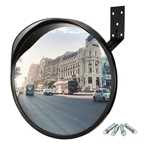 Produktbild: ONVAYA® Verkehrsspiegel 30 cm | Konvexspiegel zur Einsicht von toten Winkeln | Sicherheitsspiegel | Überwachungsspiegel | Panoramaspiegel