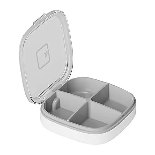 Produktbild: Opa Mini-Aufbewahrungsbox mit großem Fassungsvermögen, Reisefach, versiegelte Box Männer Geschenke Set Uhr (A, 7.7 x 7.6 x 2.7 cm)