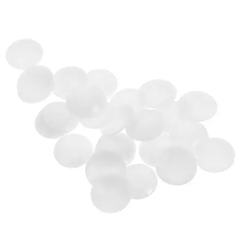 Produktbild: Operitacx 100St Button-Embryo kunststoffperlen bastelknöpfe Knopfzubehör Kunsthandwerk Knöpfe Tasche schnallt Embryo eine Armatur Taschenknöpfe selber machen Button-DIY-Material Plastik Weiß