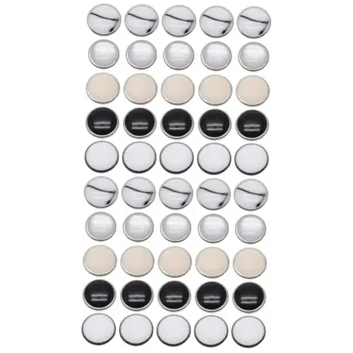 Produktbild: Operitacx 100 Stk Druckknöpfe für Kleidung Leder Bausätze Perlmutt-Snap-Shirts für Männer baby zubehör Knöpfe für Bekleidungszubehör Metallknöpfe Overall Knopf Ring Suite Mann Verschluss