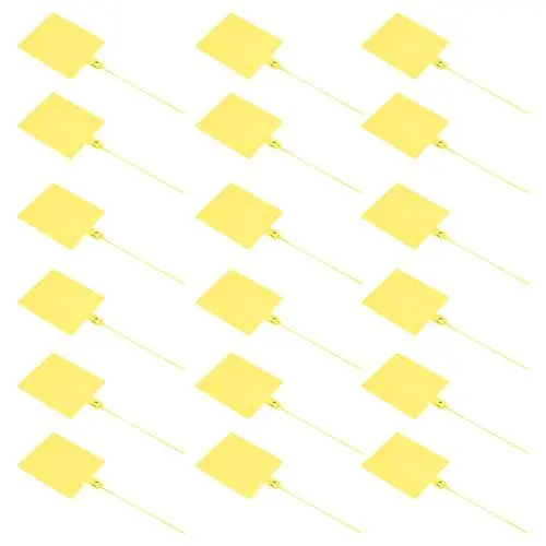 Produktbild: Operitacx 100stücke Kunststoff Kabelbinder Mit Etiketten Flexible Kabelorganisatoren Dichtung Kabelbinder Für Innenbereich