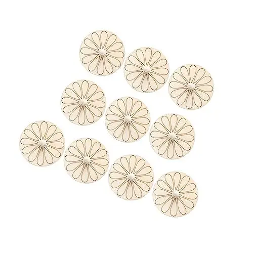 Produktbild: Operitacx 10st Kinderkreisel Diy-kunstmalerei-spielzeug Oberteile Für Kinder Mini-spielzeug Fingerspitzenspielzeug Kinderoberteile Kinder-gyroskop-spielzeug Kinder Spielset Bambus