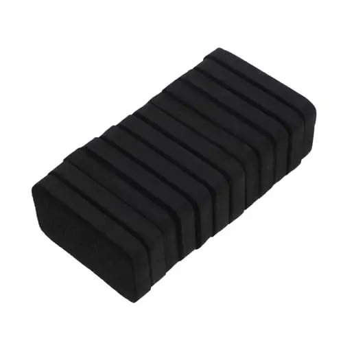 Produktbild: Operitacx 12st Tragbarer Trockenlöscher Magnetische Trocken Abwischbare Radiergummis Büro-trockenlöscher Trocken Abwischbarer Tafellöscher Trockenlöscher Für Whiteboards Eva，、 Black