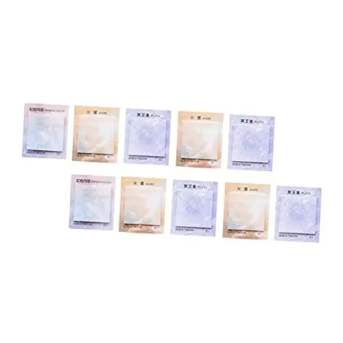 Produktbild: Operitacx 12st -notizbuch Handwerk Aufkleber Machen Klebriger Notizblock Selbstklebende Notizen Aufkleber Zum Beschriften Tragbare Memo-aufkleber Büroaufkleber Entfernbar Papier