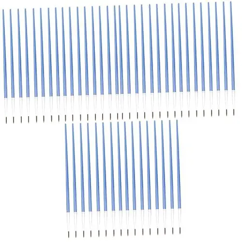 Produktbild: Operitacx 144 STK Mikro Aquarellpinsel Künstlerpinsel Extra Feiner Pinsel Kleiner Detailpinsel Haarbürsten Aus Nylon Pinsel Aus Nylon Malpinsel Für Anfänger Malstift Kind Hölzern Gouache