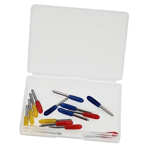 Produktbild: Operitacx 15St Schnitzmesser Vinyl Cutter spitzmaschine Tungsten Steel Cutter Fräser für Graviermaschinen Schneideplotter schneidende Werkzeugmaschinen Wolfram Stahl