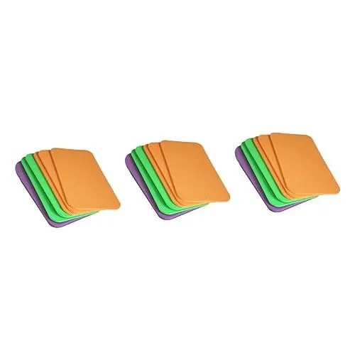 Produktbild: Operitacx 18 Stk Knieorthese für den Sport Extra dicke Trainingsmatte Yoga-Knie Garten Knieschützer Yoga-Essen Yoga-Sitzkissen Kniekissen super Kniematte Puff Boden Fräulein Yoga Matte
