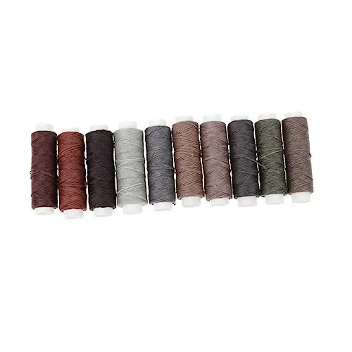 Produktbild: Operitacx 1 Satz Makramee Band 1mm Makramee Garn 0 5mm Gewachst Gewachste Baumwollschnur Gewachster Baumwollfaden Gewachste Makramee-schnur Schmuck Kordel Armschlinge Lederwaren Nylon Faden
