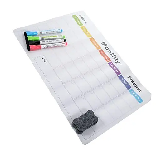 Produktbild: Operitacx Magnetische Trockenlöschtafel für Den Kühlschrank 1 Set Tafel Magnetisches Memo Tragbarer Wandplaner