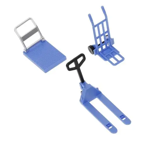 Produktbild: Operitacx Miniatur-plattformwagen Modell Eines Gabelstaplers Gabelstapler Für Dekoratives Mini-
