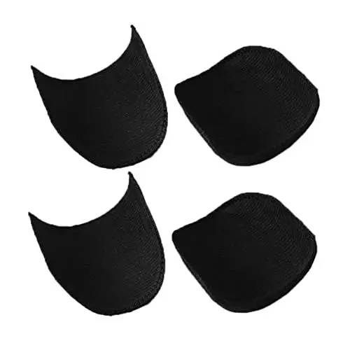 Produktbild: Operitacx Schulterpolster für Blazer Kleidung Schulterpolster Schwammfüllung Strick Schwarz 10 X 18 X 1 5 cm 20 Paar