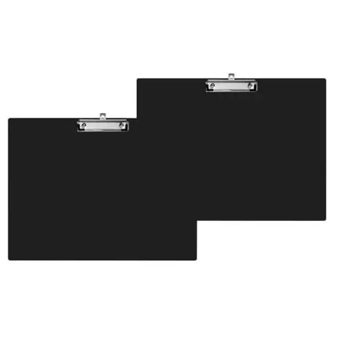 Produktbild: Operitacx 2St Malerei Schiene write board clipboard bilderleisten Klemmbrett für den Haushalt Zeichenbrett für den Haushalt horizontales Klemmbrett professionelles Klemmbrett Plastik Black