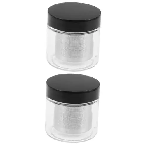 Produktbild: Operitacx 2St Reinigungsbecher Schmuckpflege Uhrenreinigung Schmuckreinigungsmittel Reinigungsbürste für Schmuck Edelsteine manuelle Reinigung Reinigungswerkzeug für Schmuck Glas Transparent