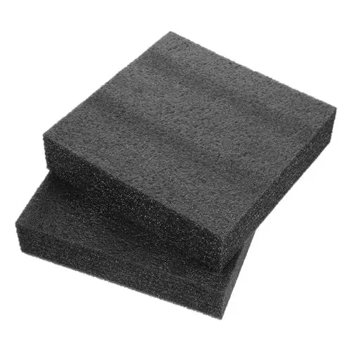 Produktbild: Operitacx Schaumstoffplatten-einsätze 2er-set Schwarze Schaumstoffplatten 20 X 20 X 5 Cm Für Elektronik-glaswaren