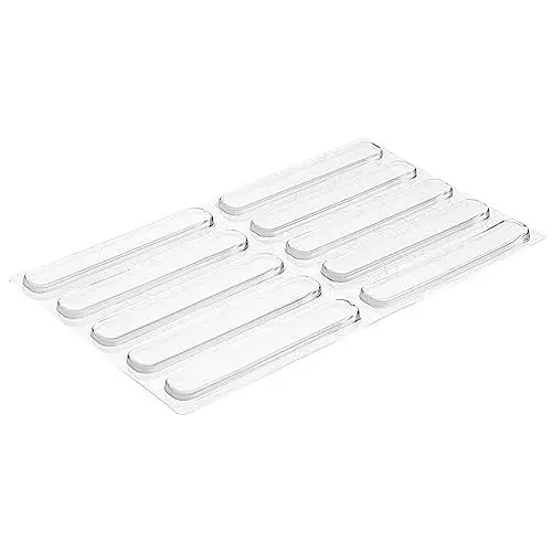 Produktbild: Operitacx 2blätter Türklinken-wandschutz Aus Silikon Selbstklebend Transparent Für Türklinken Schutz Vor Schäden Und Geräuschen Glatten Oberflächen