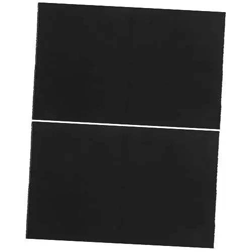 Produktbild: Operitacx 2 Rollen Jute-Stoff Stickerei Leinenstoff brauner Stoff leinen handarbeitsstoff Kleiderstoff Stoff Tuch Linen Fabric Embroidery Leinen Kleidung Besticktes Leinentuch betäuben Black