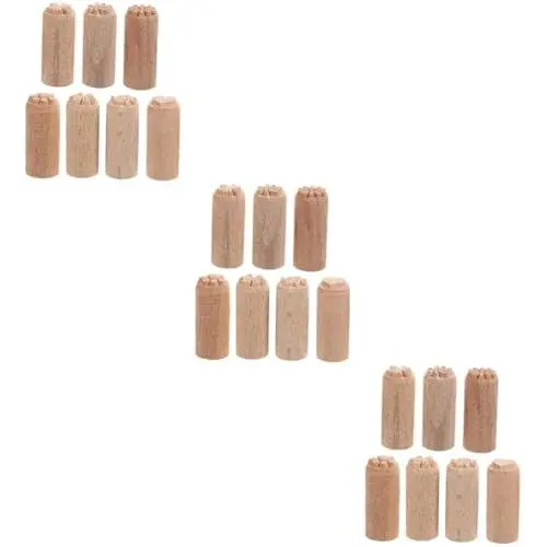 Produktbild: Operitacx 3St 2cm Holzstempel Töpferstempel für Ton handgeschnitzt runde form druckstempel Knetmasse Bastelzubehör Stempel für Töpferwerkzeuge Gebäck Briefmarke Umschlag Blumen Kind Keramik