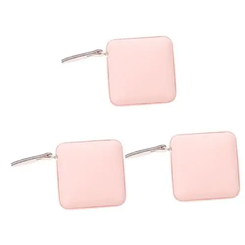 Produktbild: Operitacx 3St Maßband Mini-Klebeband Profi-Gafftape Meter weiches Band Kleiderband maßkrug messband massbänder measurement tape nähzubehör Tapeline-Tool professionelle Tapeline Pu Rosa