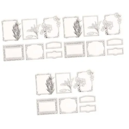 Produktbild: Operitacx 3 Blätter Stempel Karten album scrabook karte scheckheft Handwerk stamps Fotoalben rahmen Scrapbooking-Zubehör Briefmarken für Naturszenen Briefmarken selber machen Gummi