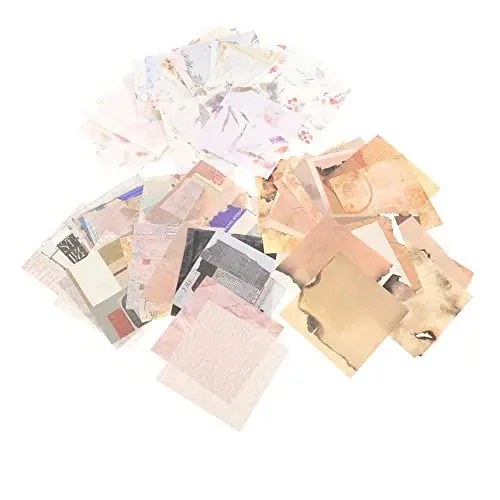 Produktbild: Operitacx Scrapbook-Papier 3 Schachteln Mit Gemustertem Handkonto-materialpapier Im Vintage-Stil 100 Stück/schachtel Planerpapier Handbuchpapier