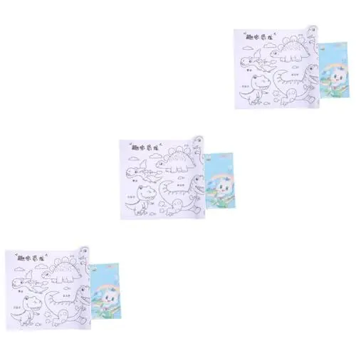 Produktbild: Operitacx 3 Sätze Graffiti-Schriftrolle Malpapierrolle für Kinder wachsmalstifte Riese scrollen Graffiti-Rolle Poster Zeichenpapier