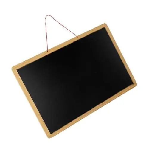 Produktbild: Operitacx 3 Stück Tafel Kleine Tafel Praktische Kreidetafeln Dual Use Kreidetafel Maltafeln Notiztafeln Nachrichtentafel Hängende Whiteboard Türanhänger Holztafel Zum Aufhängen
