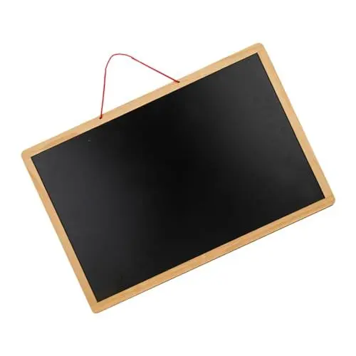 Produktbild: Operitacx 3 Stück Tafel Maltafeln Holztafel Kleine Tafel Holz Hängende Tafel Nachrichtentafel Notiztafeln Hängende Whiteboard Verschleißfeste Tafel