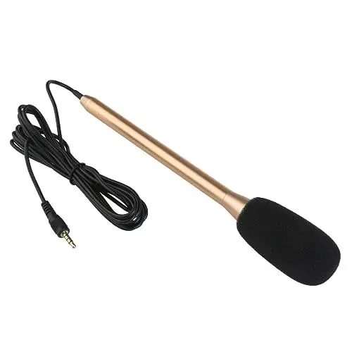 Produktbild: Operitacx 3m Handymikrofon Mit Kabel Für Telefon Und Laptop Für Smartphone Und Tablet Geeignet Für Videoaufnahmen Und Interviews