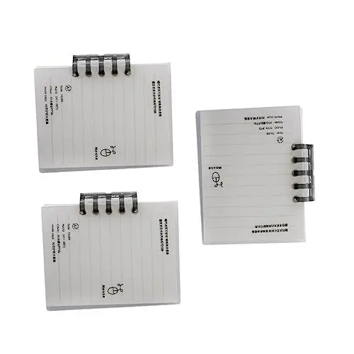 Produktbild: Operitacx 3st Wortbuch-notizblock Nachricht, Die Den Notizblock Verlässt Spiraltaschen-memo Schreibblock Aus Papier Zeitplan Handbuch Taschennotizblöcke A5 Kleine Tasche Eisen Leer