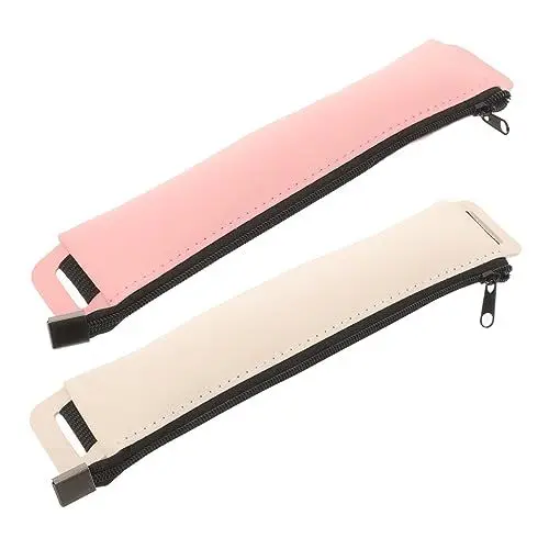 Produktbild: Operitacx 4 Stück Buch Stifthalter Einfache Federtasche Stift Schutztasche Buchband Stiftetui Stiftetasche Für Die Schule Stiftetui Buchen Notebook-stifthalter High-end-Custom Lipgloss