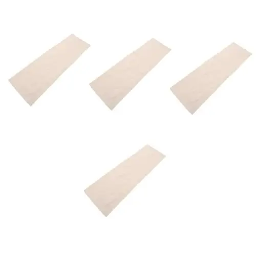 Produktbild: Operitacx 4 Stück Einfarbiger Baumwoll Leinen Nähstoff Kreuz Stickstoff Leinen Handarbeitsstoff Baumwoll Kreuzstoff Kreuztücher Kreuzstich Stickerei Gittertücher Beige Flachs