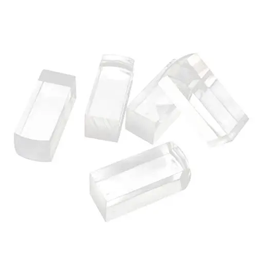 Produktbild: Operitacx 5st Transparentes Leeres Quadratisches Siegel Acrylblock Stempel Stamp Block Set Stempel Blöcke Diy Acrylblock Manikure-set Acrylblock Transparent Acrylblöcke Schlagloch Briefmarke