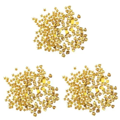 Produktbild: Operitacx 600 Stk DIY-Knöpfe Sicherheitsschnäbel Knopfnieten strass geldbörse Klauenperlen aus Metall Dekor spielzeug Zubehör für Puppentücher Puppennieten Liebe schmücken Stoff Zucht Baby