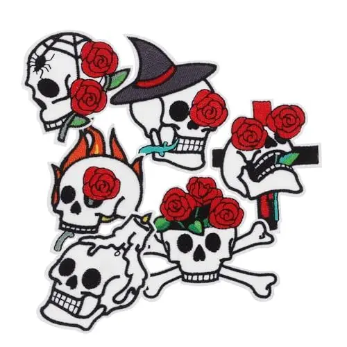 Produktbild: Operitacx Aufnäher Patches für Halloween Zum Aufbügeln -stickerei für Kleidungsdekorationen Mehrzweck-set mit Bestickten Patches