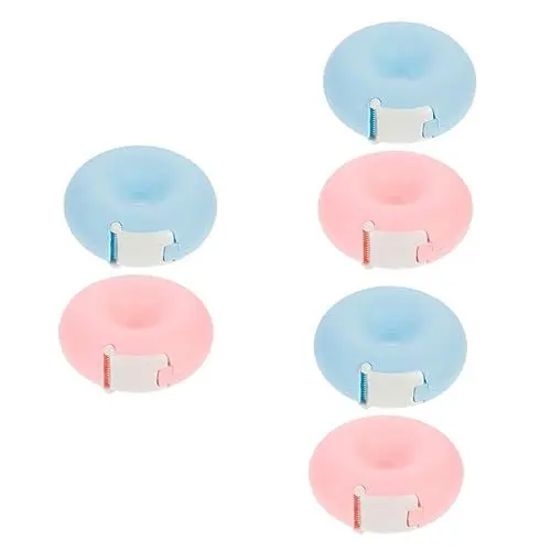 Produktbild: Operitacx 6 Stk Bandschneider Versandbandspender Packband Mit Abroller Bandhalter Bandspender Schneiden Klebeband-nachfüllpackungen Für Spender Miniband Abs Büro Curling-messer Rutschfest
