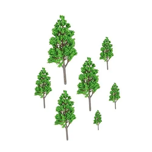 Produktbild: Operitacx 7stücke Miniatur-poplarbaum-Modell Teiliges Verschiedene Für Landschaftsgestaltung Zubehör Für Sandtisch-Modelle Und Mikro-landschaften Realistische Dekoration