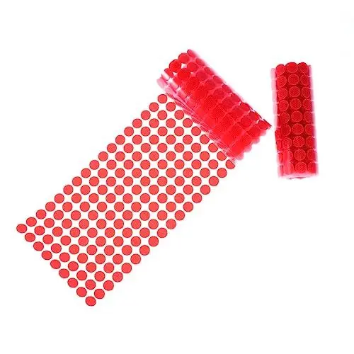 Produktbild: Operitacx Hochwertiges Polyester-Nylon-Material 900 Stück 10 Mm Durchmesser Selbstklebende Punktbänder