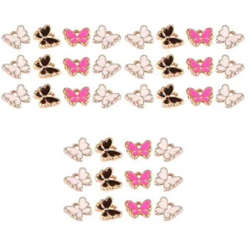 Produktbild: Operitacx 90 Stk Goldanhänger Kronleuchter Licht Schatten Rahmen Schlüsselanhänger aus Metall DIY Anhänger Charms Anhänger Charme Anhänger aus Legierung Koreanische Version Zubehör