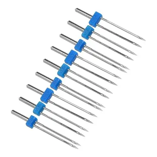 Produktbild: Operitacx 9 Stück Nähmaschinennadel Doppelnadel Nähnadeln Nadeln Für Nähmaschine Nähmaschine Gadget DIY Nadeln Professionelle Nähnadeln Nähzubehör Nähwerkzeuge Metall