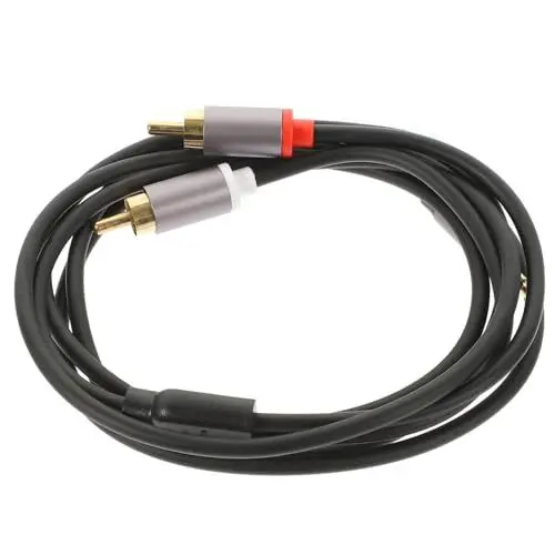 Produktbild: Operitacx Audiokabel Ausg Audio Verbindungskabel Kompatibel mit Lautsprechern Computer Smartphones Stabile Klangqualität Kompatibilität Stilvolles Design