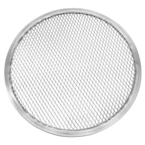 Produktbild: Operitacx Backen Antihaft-backformen Pizzateigblech Ofenbleche Pizzapfanne Aus Stahl Runde Pizzagitterpfanne Runde Pizzapfanne Antihaftbeschichtet Pizzasieb 12 Zoll Heiztopf Backgeschirr