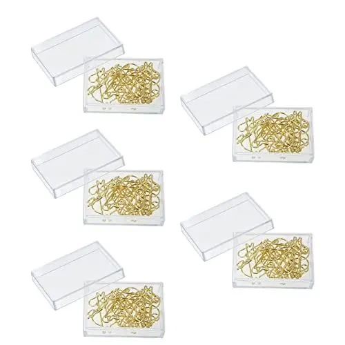 Produktbild: Operitacx 50Pcs Bindemittel Clips Papierclips Sü?es - Form- Büro- Clips Papierkabell Clip